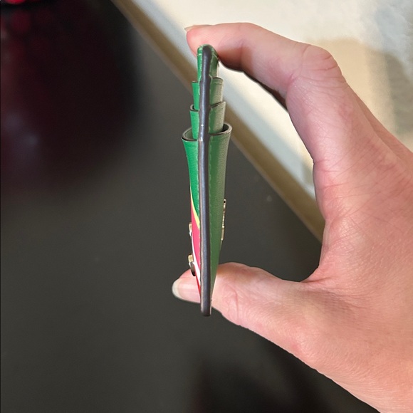 Kate Spade Watermelon Small Slim Card Holder EUC Green/Red Style KB565 - Picture 5 of 12